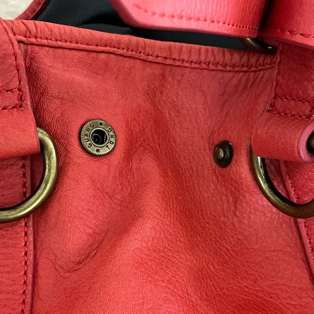 Joelle Hawkins Soft Leather Slouchy Erin Large Perforated‎ Lined Hobo